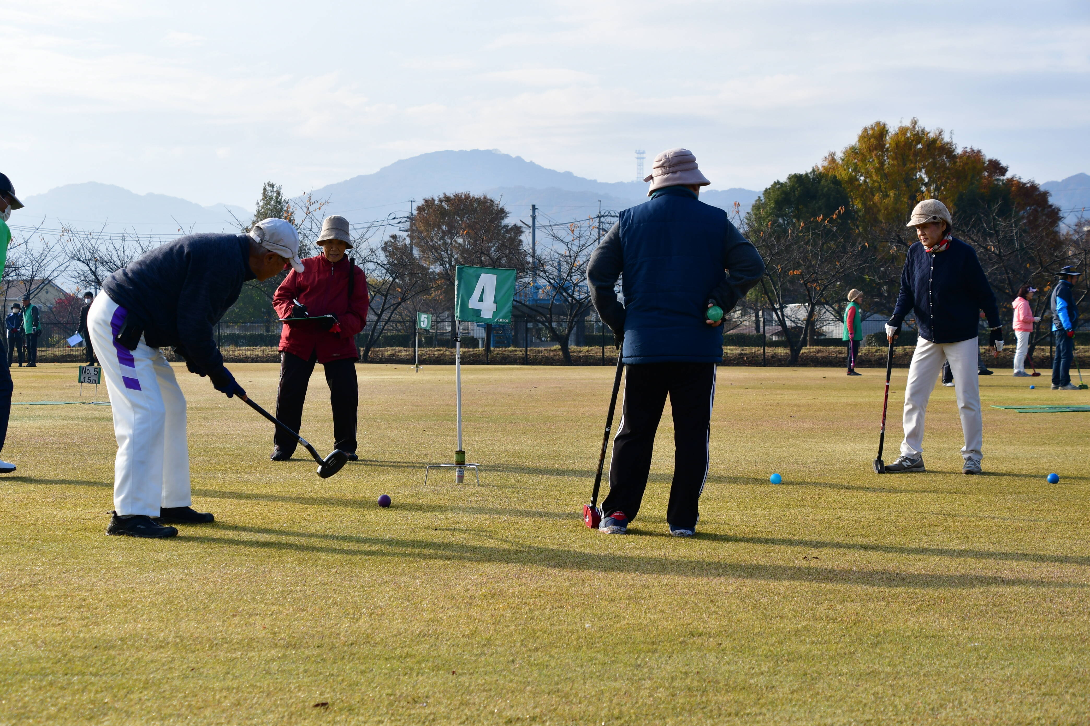 ＫＣＴ杯グラウンドゴルフ交歓大会風景
