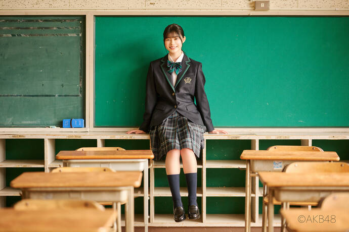 「O.C.S.D.」制服モデルの写真（愛知県立瀬戸高等学校の制服）
