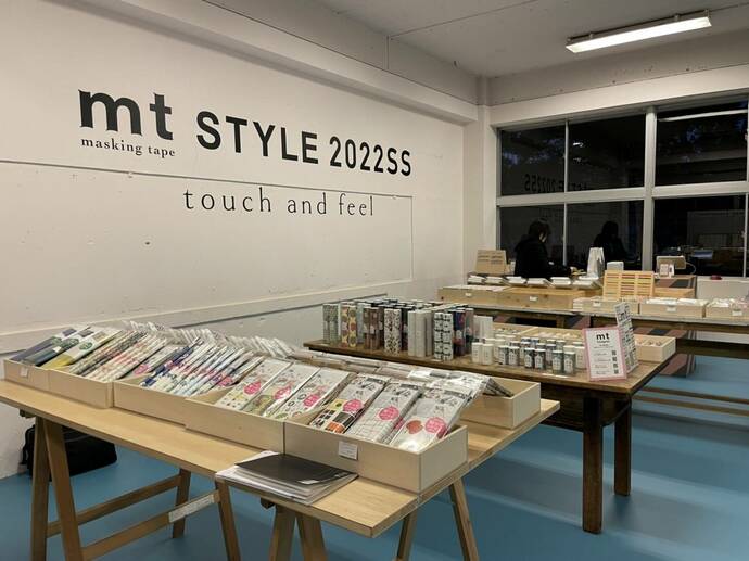 「mt style 2023」会場に並ぶ商品の写真　その１