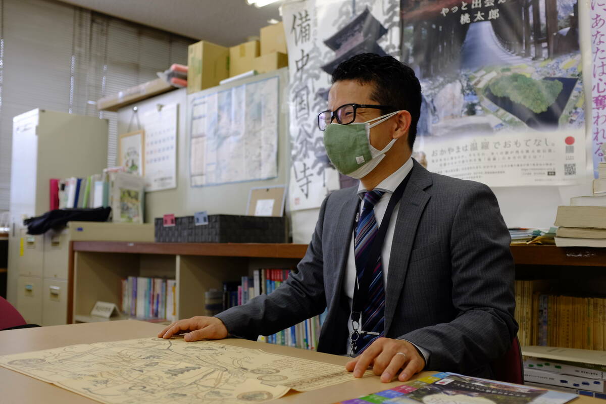 総社市の福島さんのインタビュー風景写真