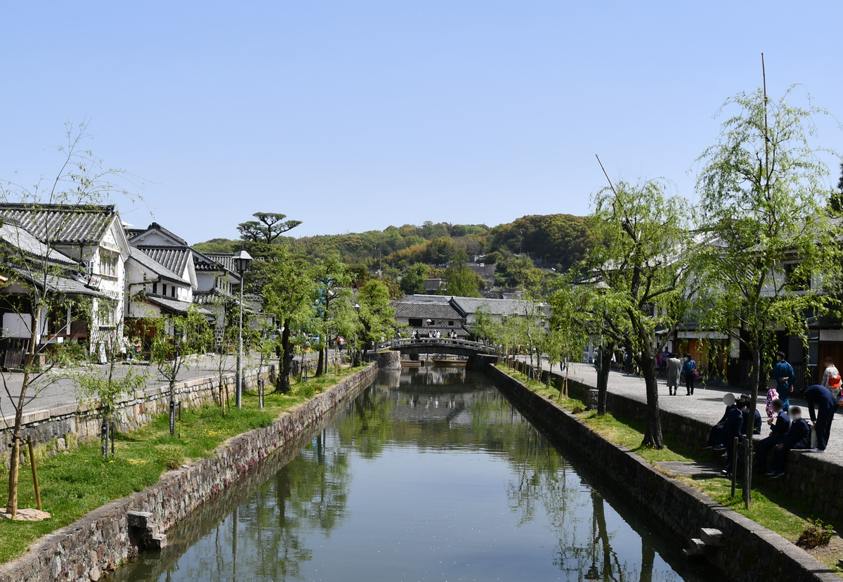 晴天時の倉敷川のイメージ写真