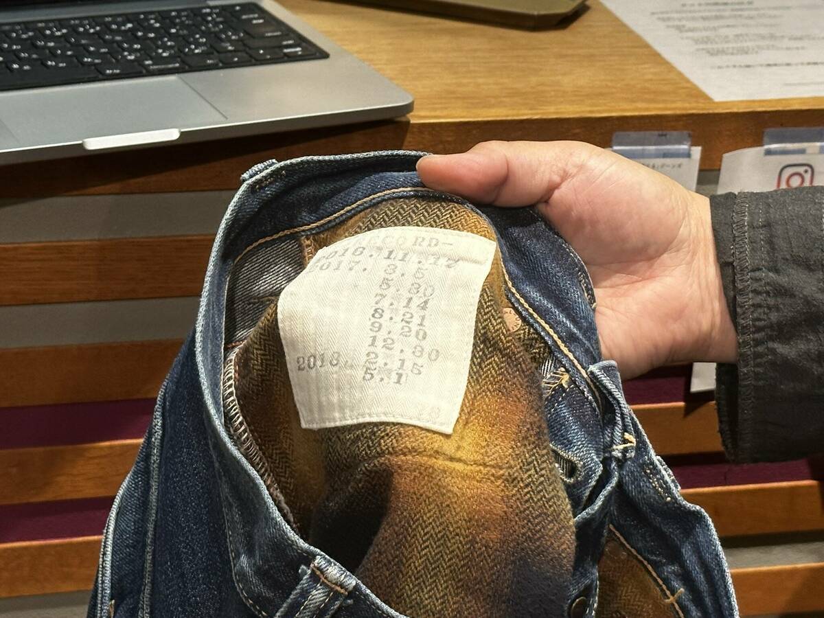 EL Canek(エルカネック)で販売しているジーンズのこだわりポイントの写真
