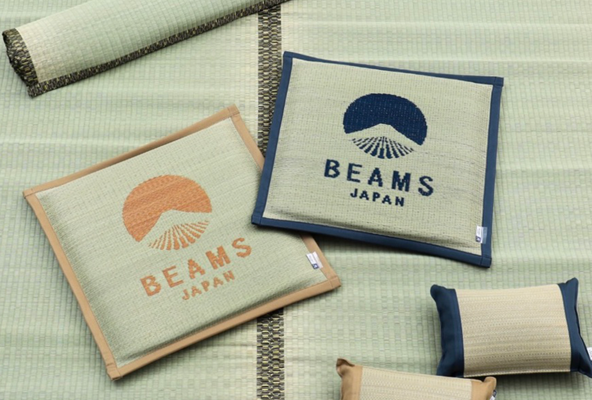 枕、ゴザ、コースターなど 萩原株式会社×BEAMS JAPANコラボの“い草