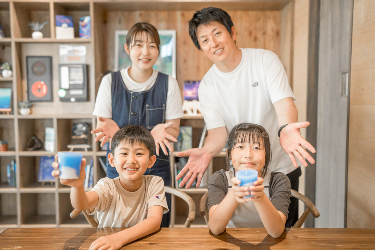 「ソラニア」で「キャンドルワークショップ」イメージ写真