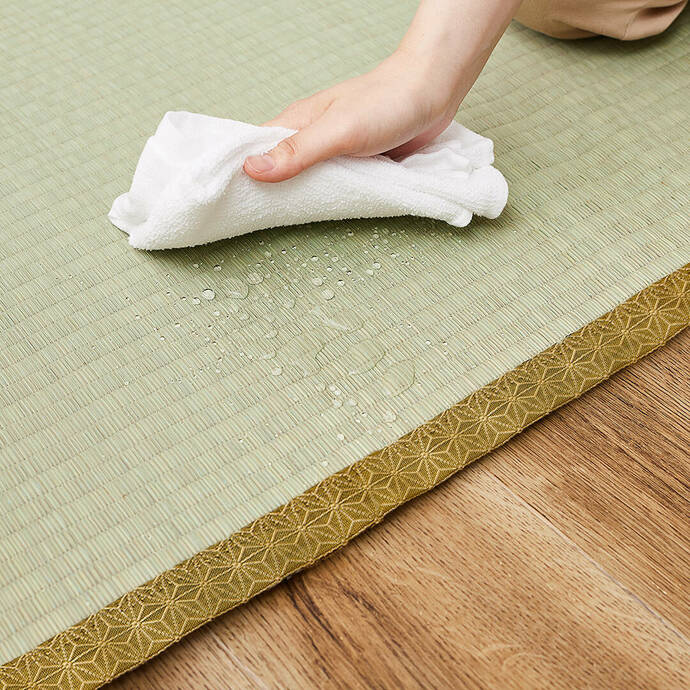 “い草”上敷「igusa carpet」の撥水加工に関するイメージ画像