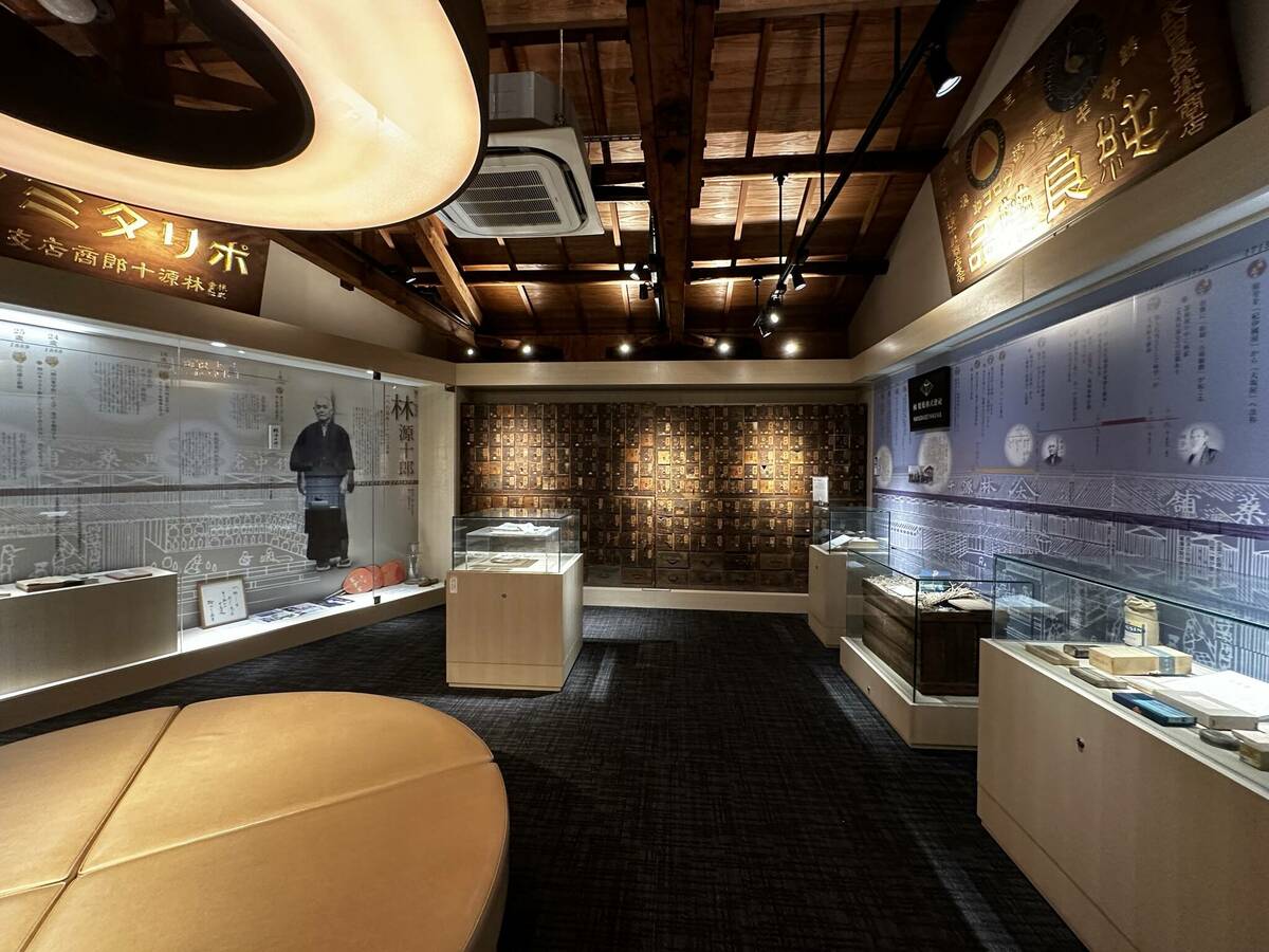 林源十郎商店記念室の内観写真 その2