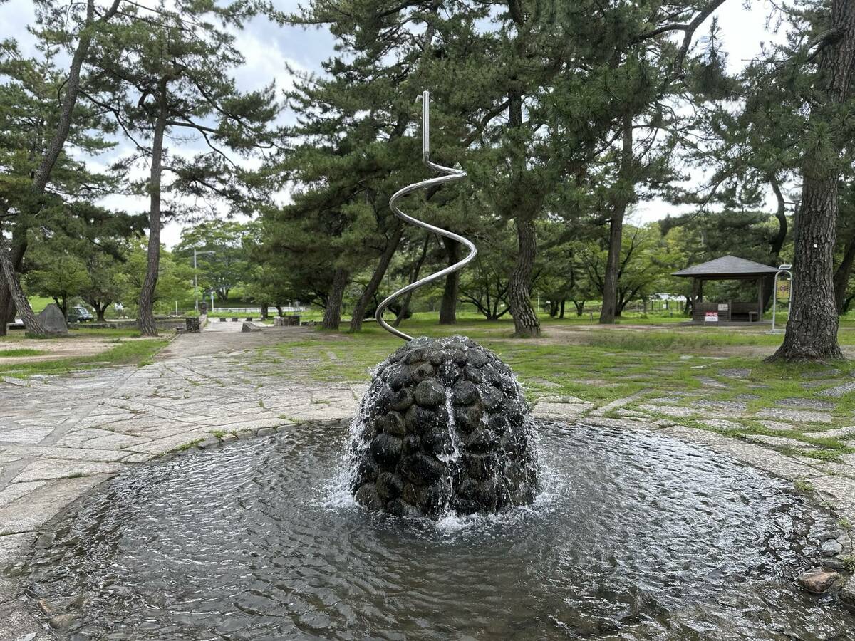 酒津公園内の水辺の写真 その1