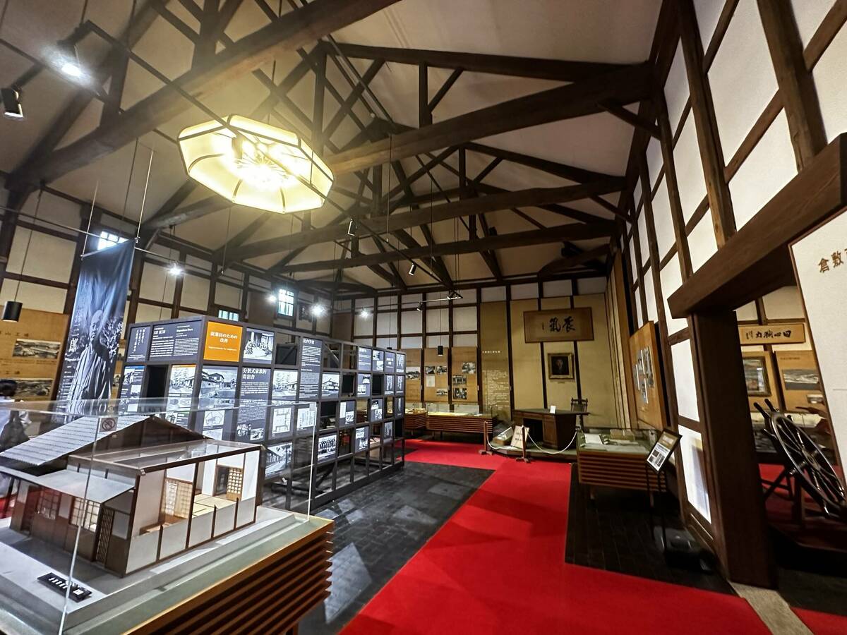 倉紡記念館内部の様子写真
