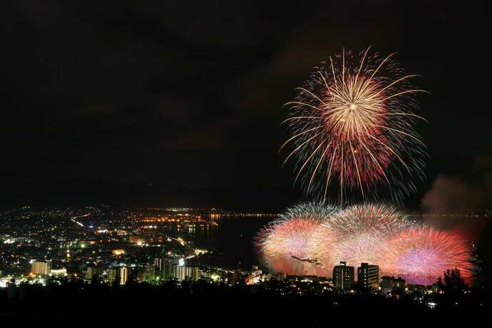 第75回　諏訪湖祭湖上花火大会のイメージ画像