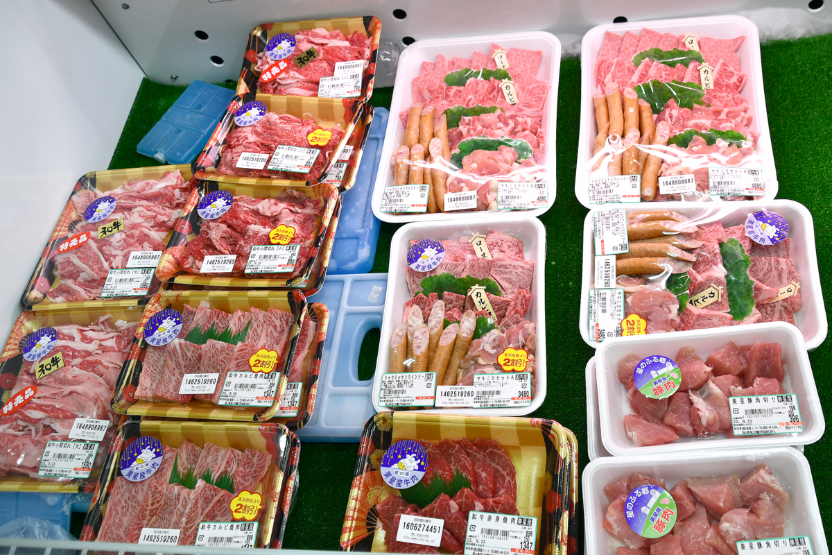 種類の豊富な肉