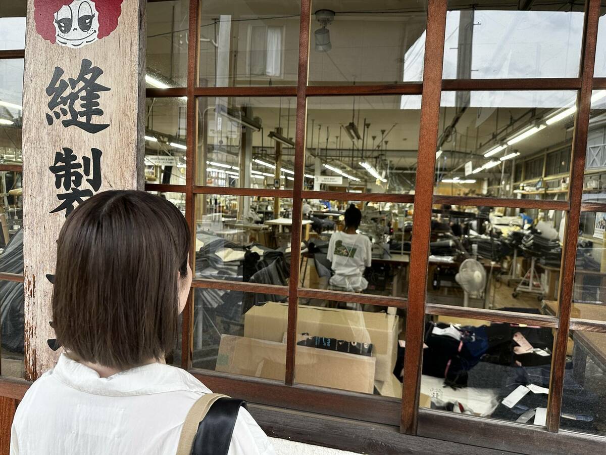 縫製工場を覗くNさん