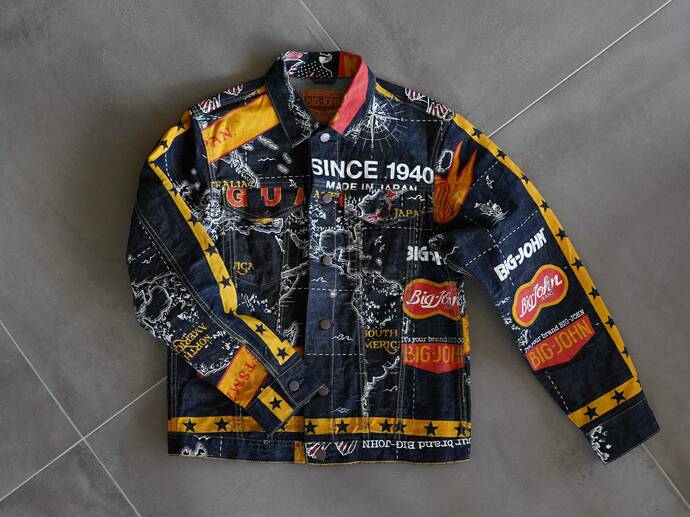 50周年BANNER DENIM JACKET正面