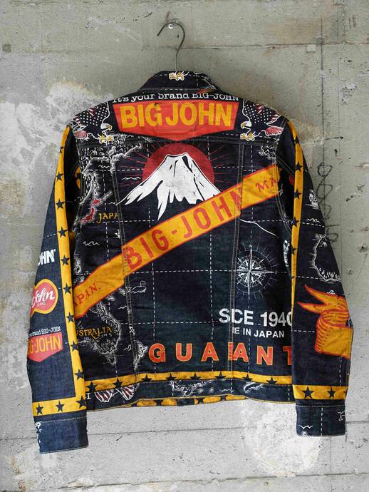 50周年BANNER DENIM JACKETの背面