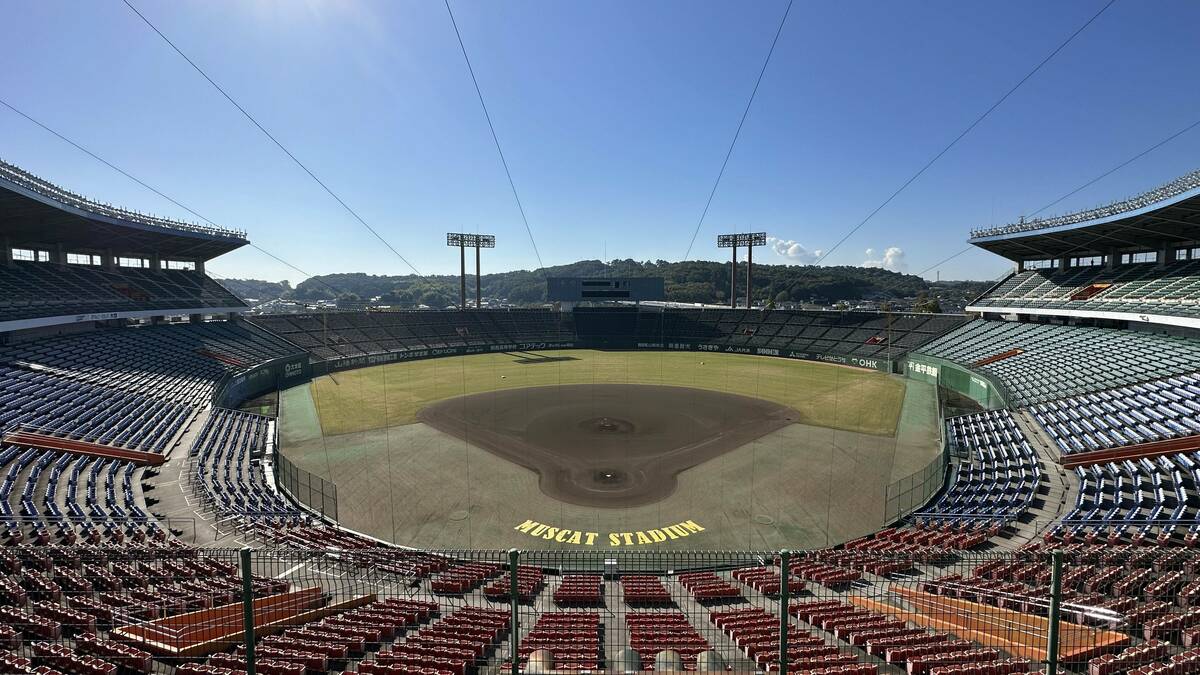 マスカットスタジアム ローカル5G×AIカメラ実証実験