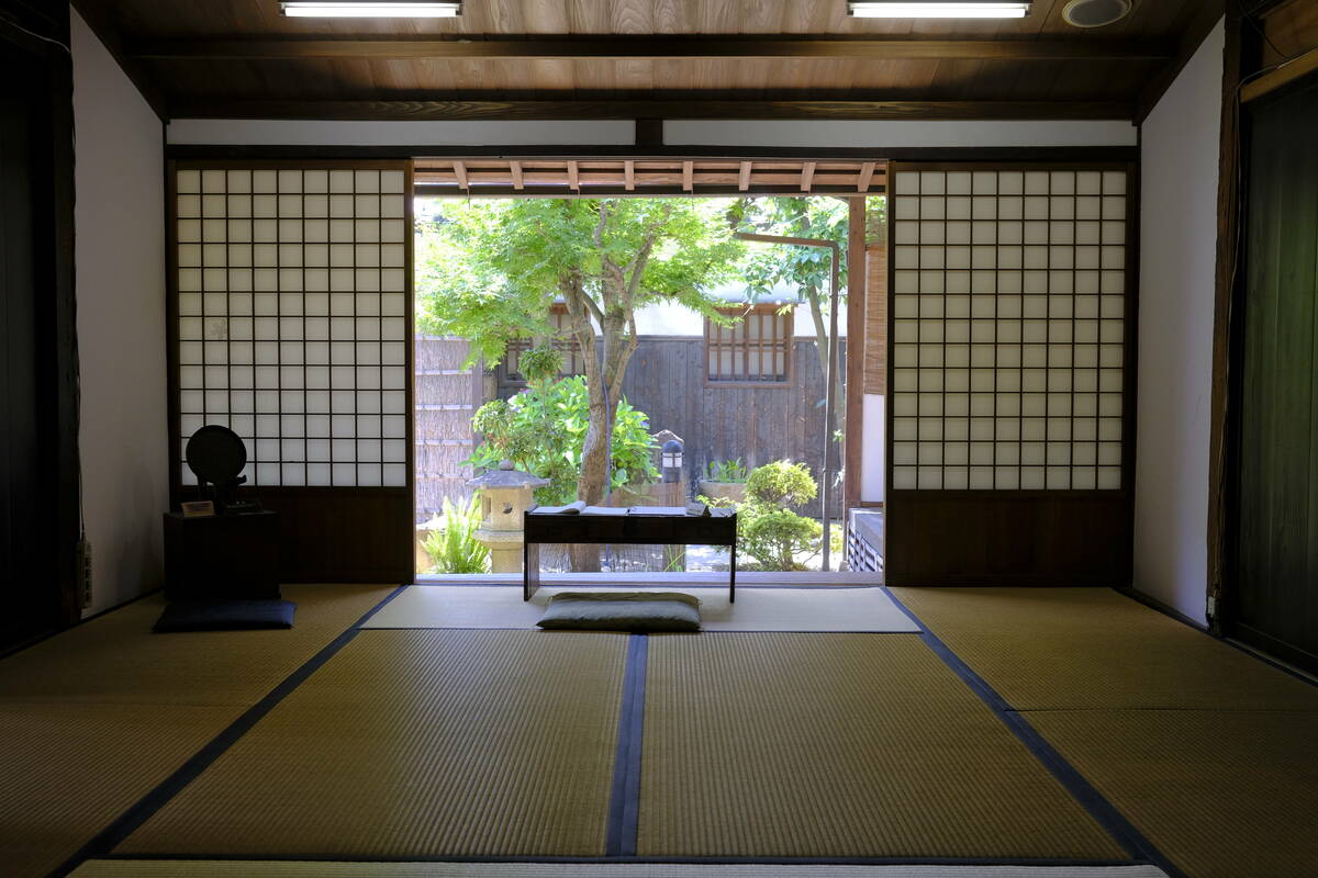 座敷からの眺め