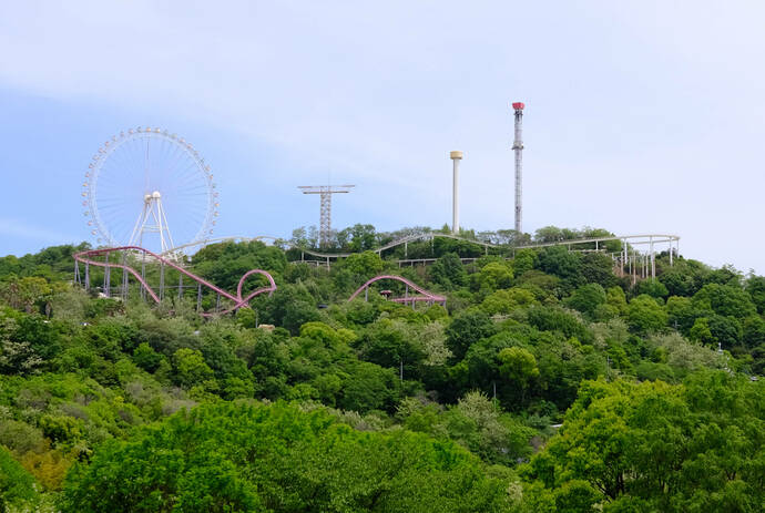 鷲羽山ハイランド遠景