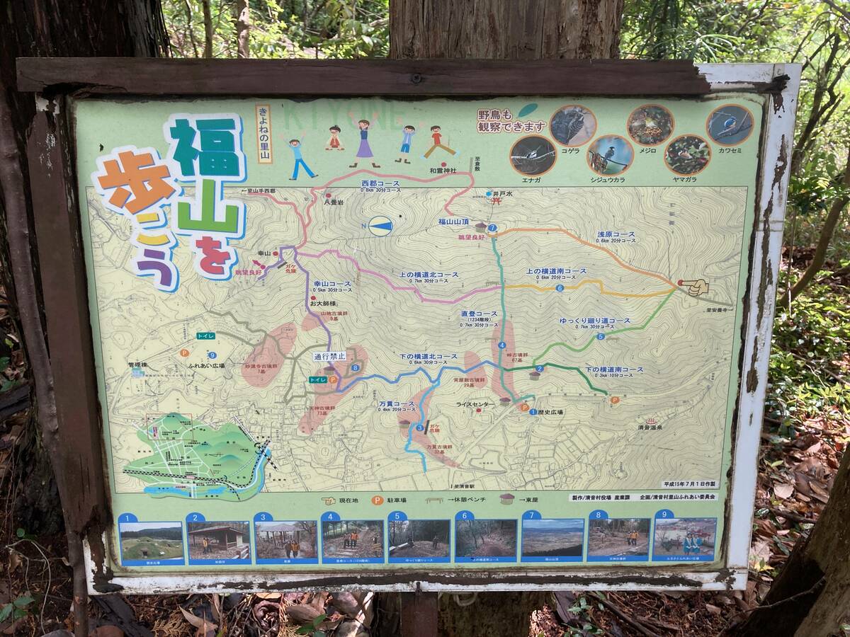 登山コース案内