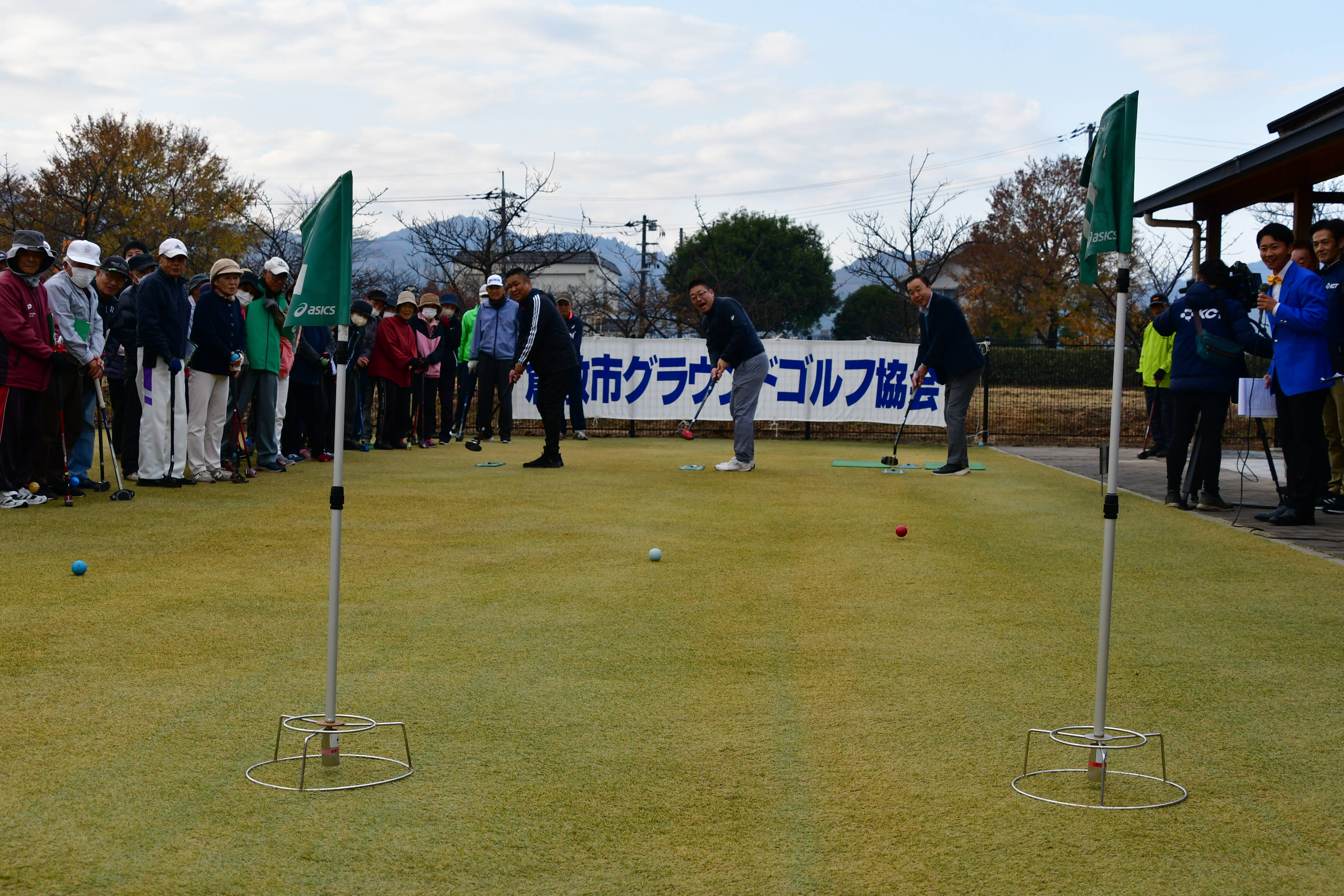 KCT杯グラウンドゴルフ交歓大会風景