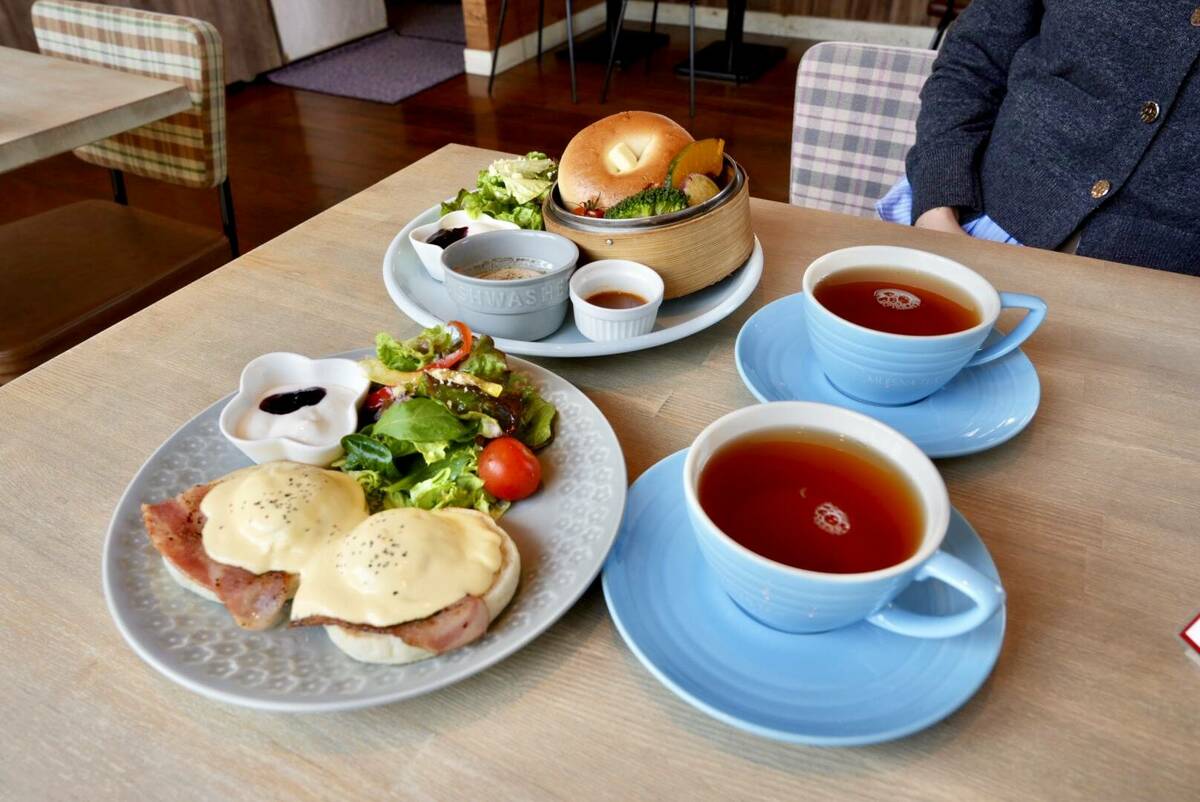 二人が注文したモーニングセット